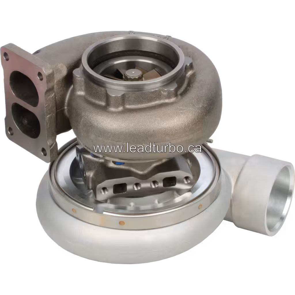 Turbo 6505-51-5131 vista lateral e conexões