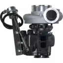 Turbocompresseur 3800463 HX35W vue avant avec roue compresseur