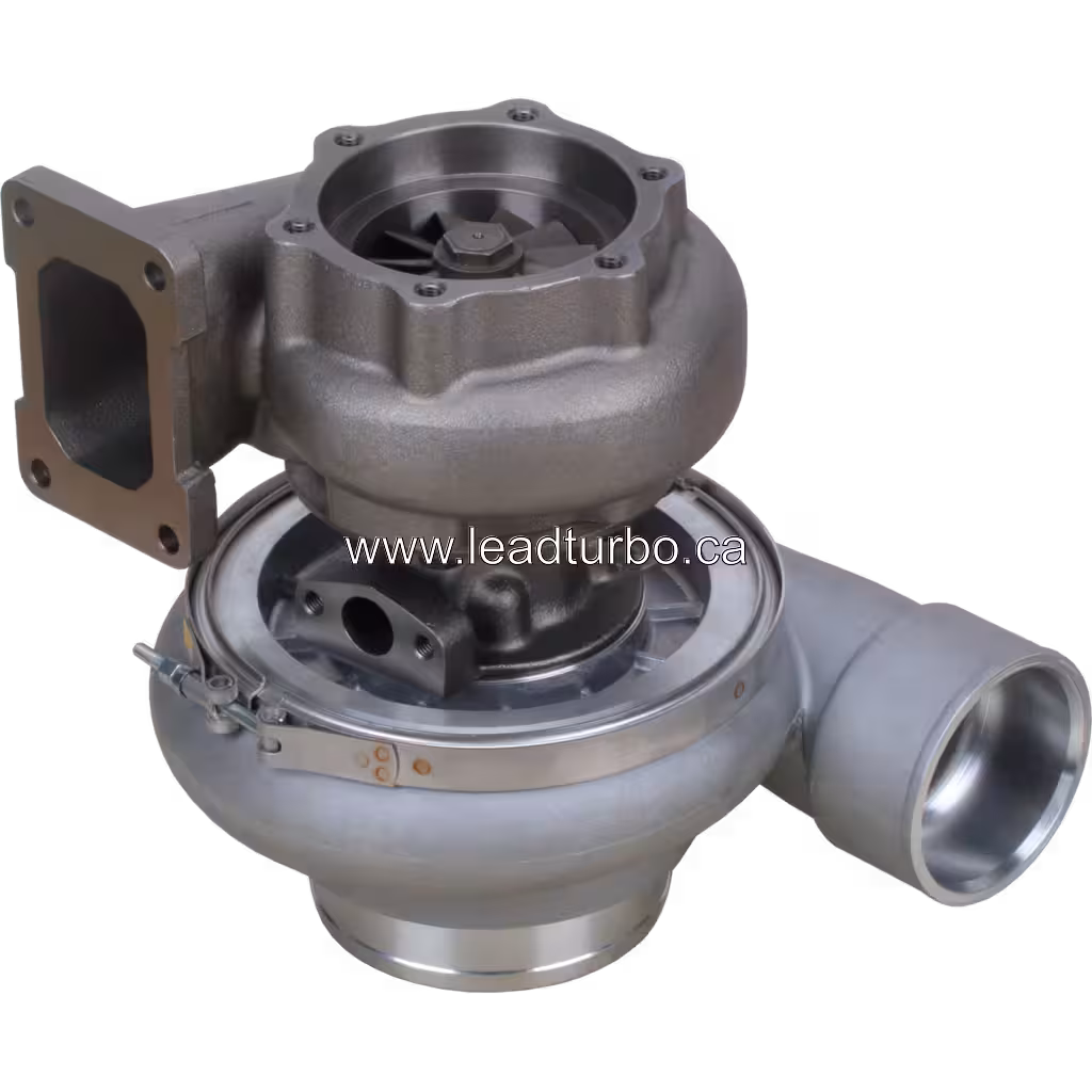 6505-71-5010 KTR110M-643A Turbocharger Replacement for Komatsu SAA6D140E-5D bottom 45 degree view