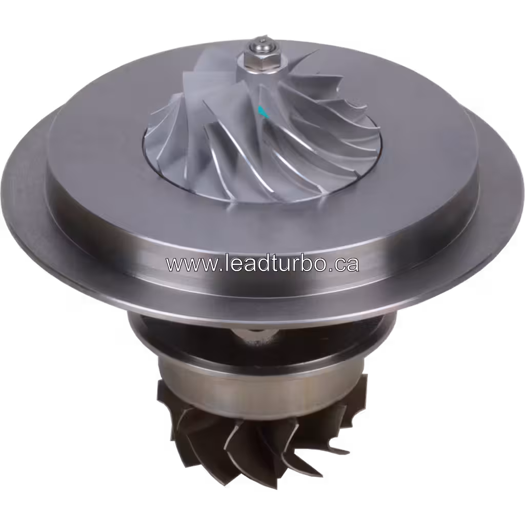 Vista frontal del core de turbocompresor HE600WG