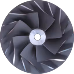 Roue de compresseur 3524996 H2D pour turbocompresseur Cummins LTA10