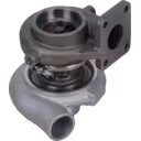 Turbo TD06 49179-00230 com braço do atuador visível na carcaça central