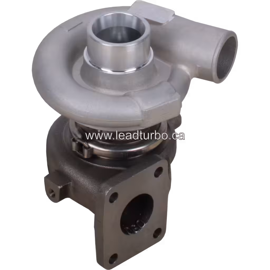 Vista replacement do turbo TD06 49179-00230 mostrando as pás da turbina