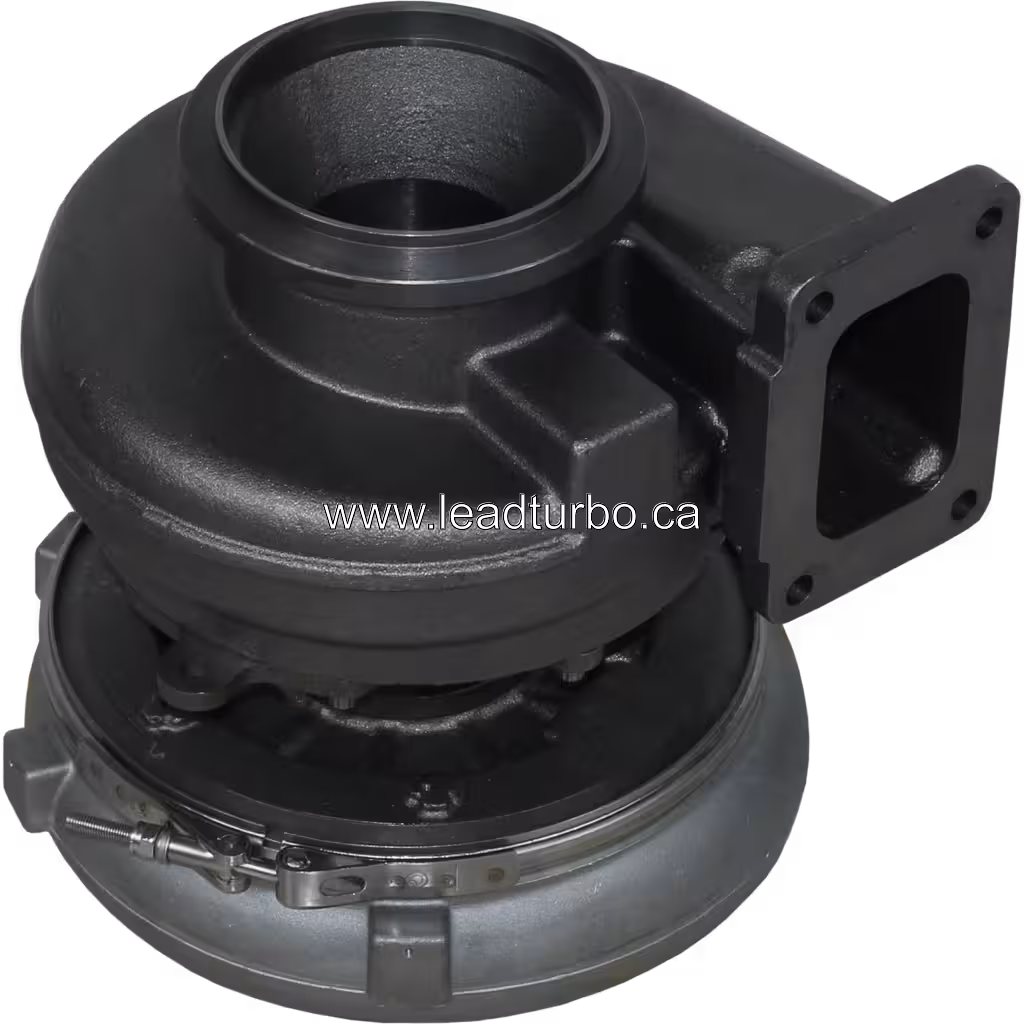 Turbocharger para Detroit Diesel S60 500HP con actuador externo y flanqueado rectangular