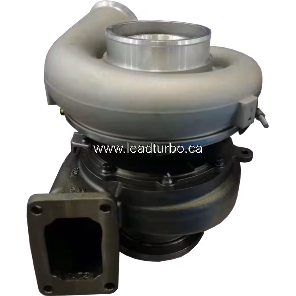 Vista replacement del turbocharger 758160-5007 mostrando la rueda del compresor