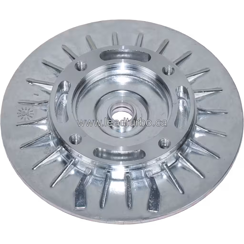 408045-0051 J96 Back Plate Turbocharger Replacement bottom 45 degree view