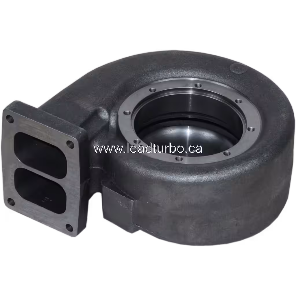 Carter Turbine HX80 2882102 TH pour Cummins KTA50 bottom 45 degree view