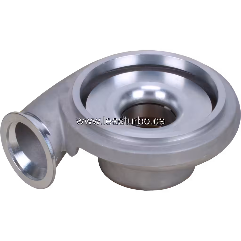 Корпус компресора турбокомпресора HX55W 4046127 CH для Cummins ISX bottom 45 degree view