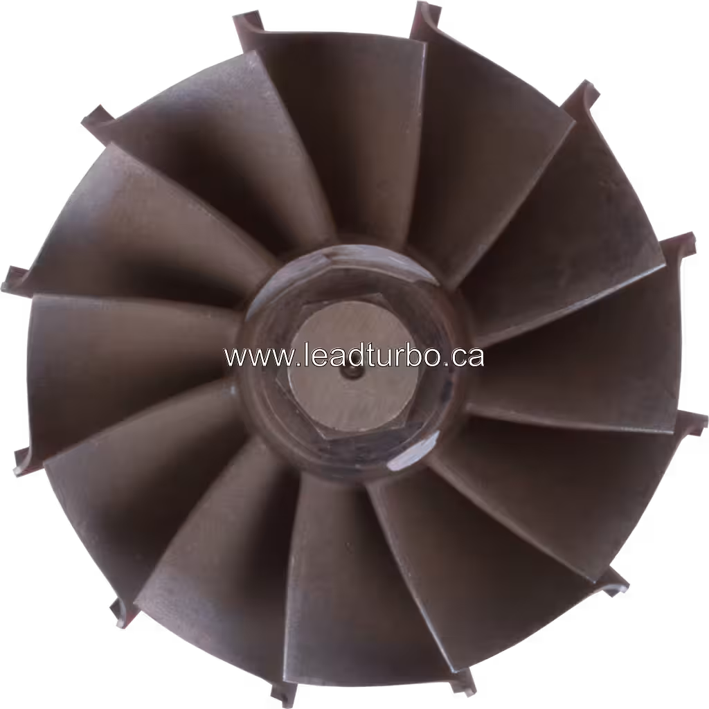 Roue Turbine J96 6506-21-5020 TW - Remplacement Turbocompresseur top view