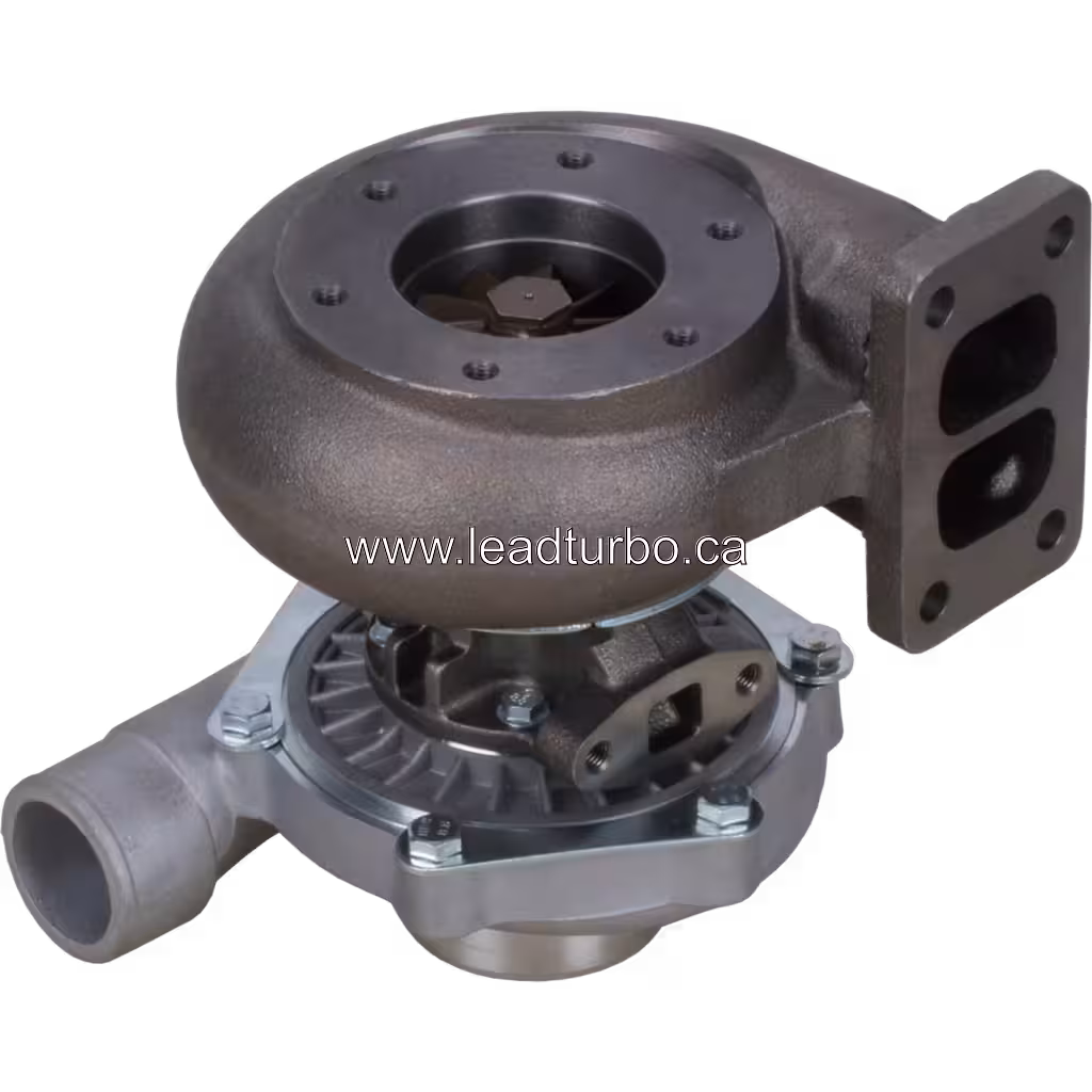 Turbo 465744-0004 vista frontal e conexões