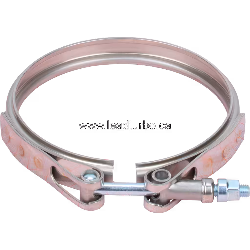 Jointure V-band métallique avec tige filetée, référence 3595763