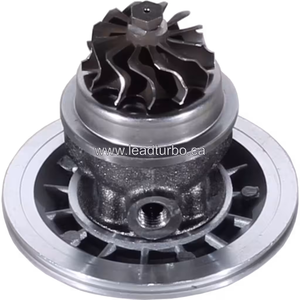 Vista inferior do core J96 FOR 80000174640 mostrando a roda da turbina