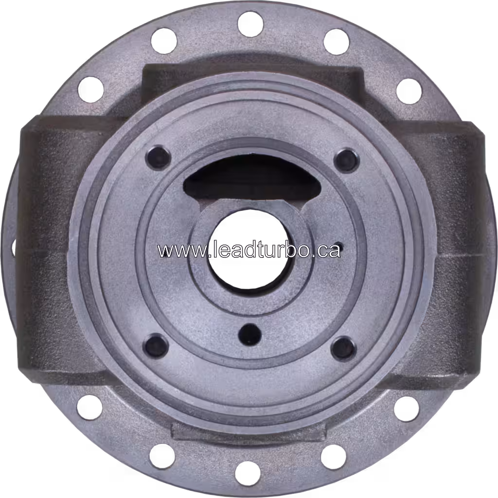 Obudowa łożiskowa turbosprężarki 4955904 BH (HX80/HX85) do Cummins top view