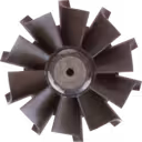 Roue de turbine 317877 TW pour turbo S200S017 (CAT 325B) thumbnail 2