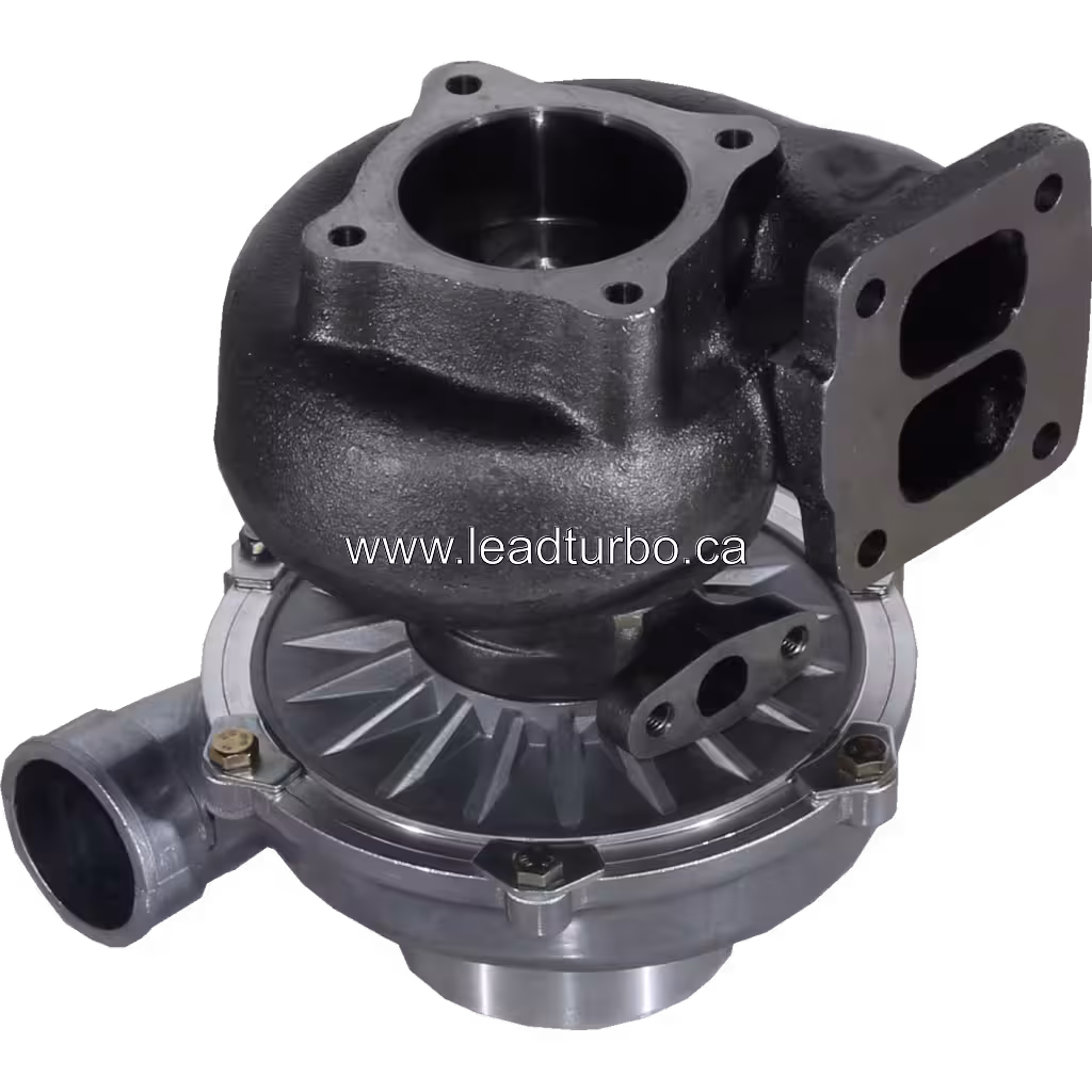 Turbosprężarka 114400-3340 RHE7 do Hitachi EX300-3C i Isuzu 6SD1T bottom 45 degree view