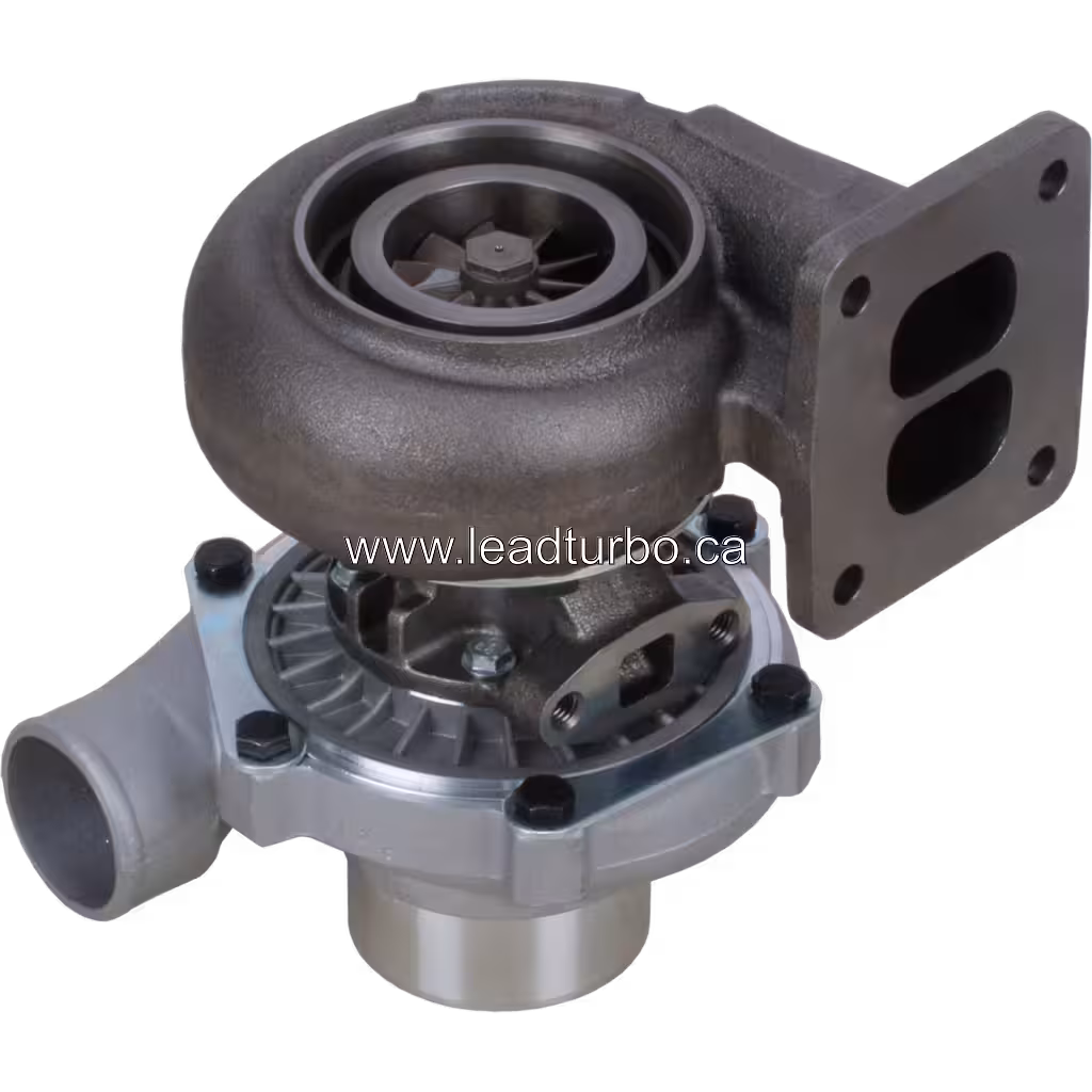 Turbosprężarka 466334-0004 TA3401 – zamiennik do John Deere 4239T bottom 45 degree view