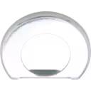 HY35W Öl-Ablenker, Seitenansicht mit sichtbarem Schweißnaht, metallische Oberfläche