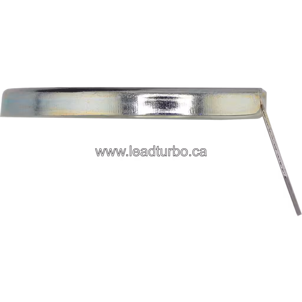 Oil deflector HY35W: вид спереду, металевий кільцеподібний компонент з плоским виступом