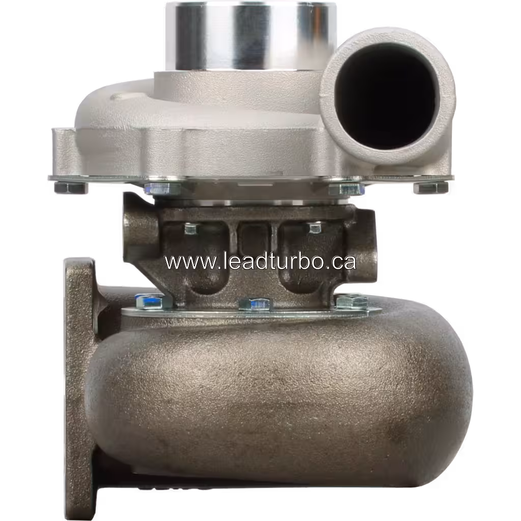 Vista frontal del turbo 465476-5002S mostrando la rueda del compresor