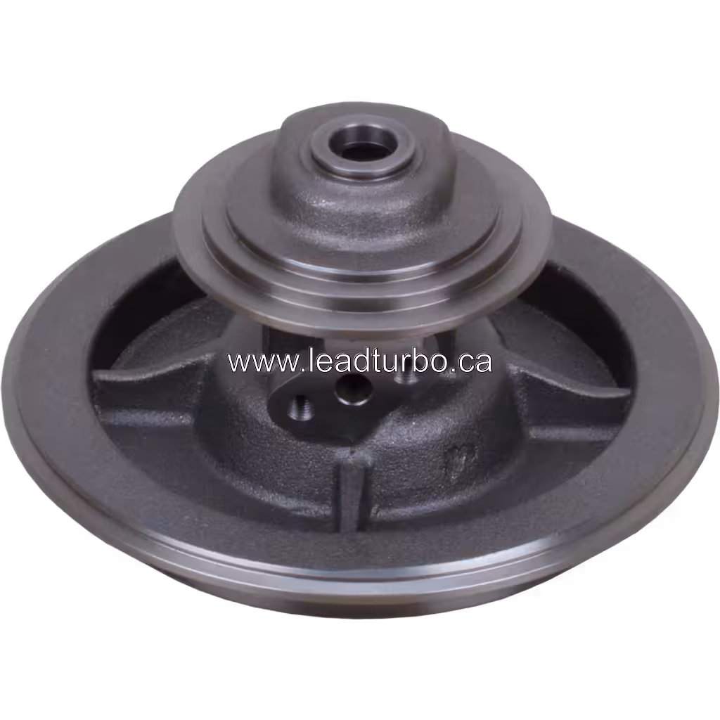 3590058 BH HX60W Bearing Housing for Volvo FH16 D16A 520HP bottom 45 degree view