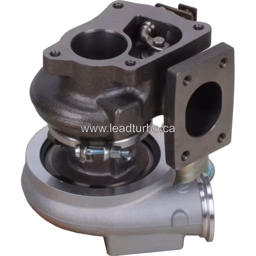 3779515 HE200WG Turbocharger Replacement for Volvo B10M Bus bottom 45 degree view