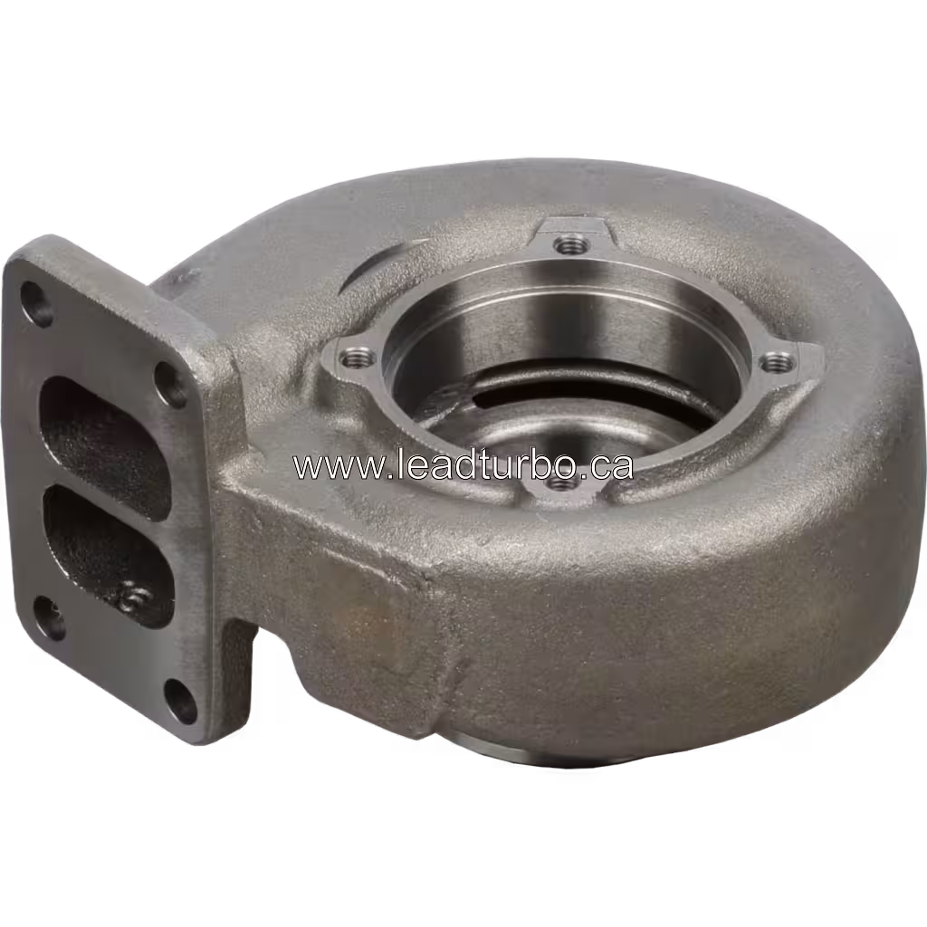 Turbine Housing für Cummins 4BTA, Unteransicht mit geschmiedetem Gehäusekörper