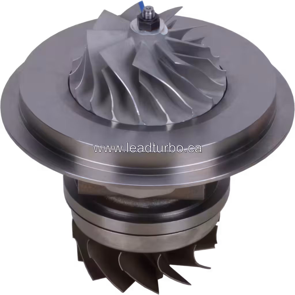 6502-52-5810 KTR130-33CAW Turbocharger Core for Komatsu HD465-7R 45 degree view