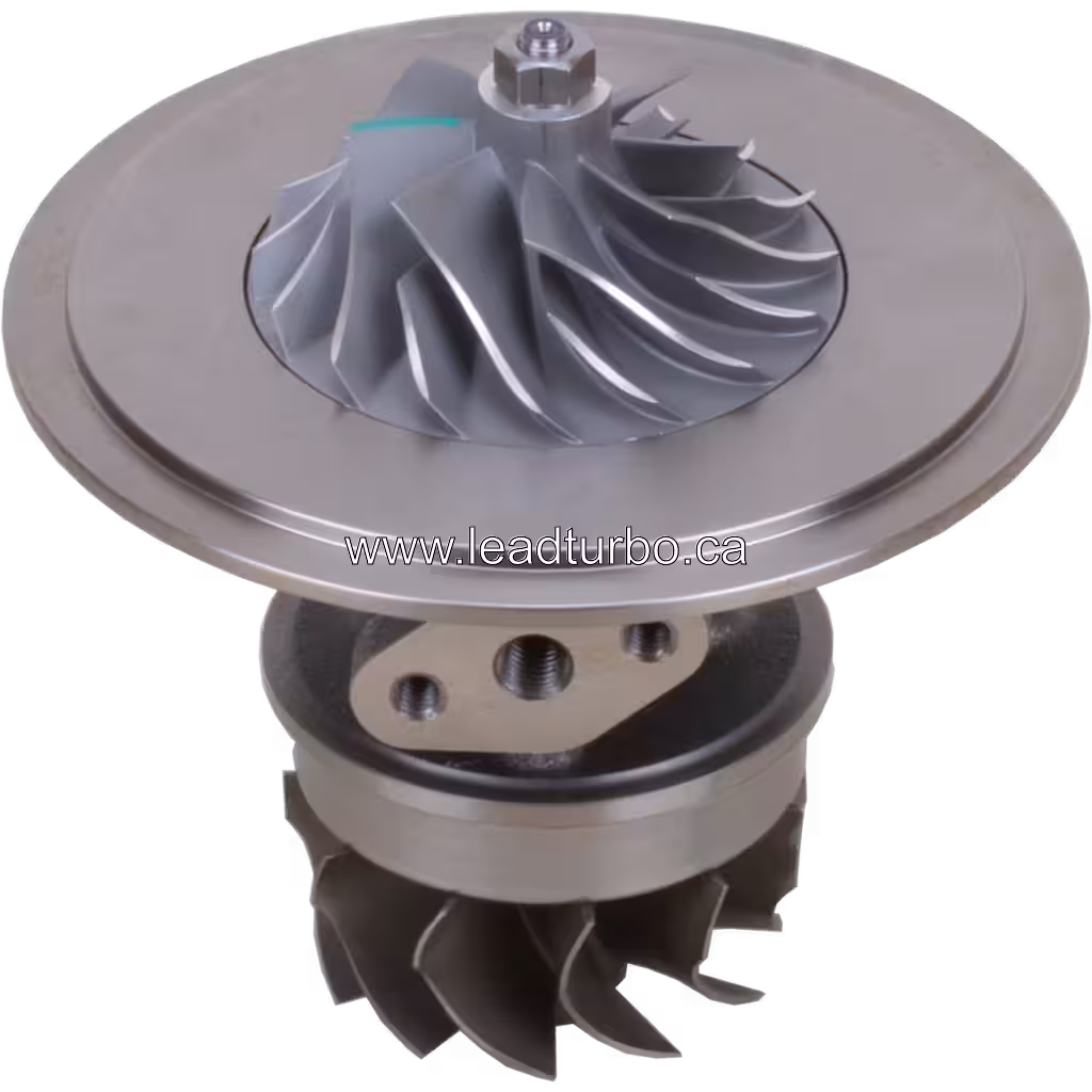 45-degree top view of Core 3545691 H2D, видна сторона компресора та референси OEM