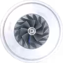 Core de turbocompresseur H2D 3545691 vue avant