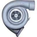 Detalle del alojamiento del turbocompresor Mack