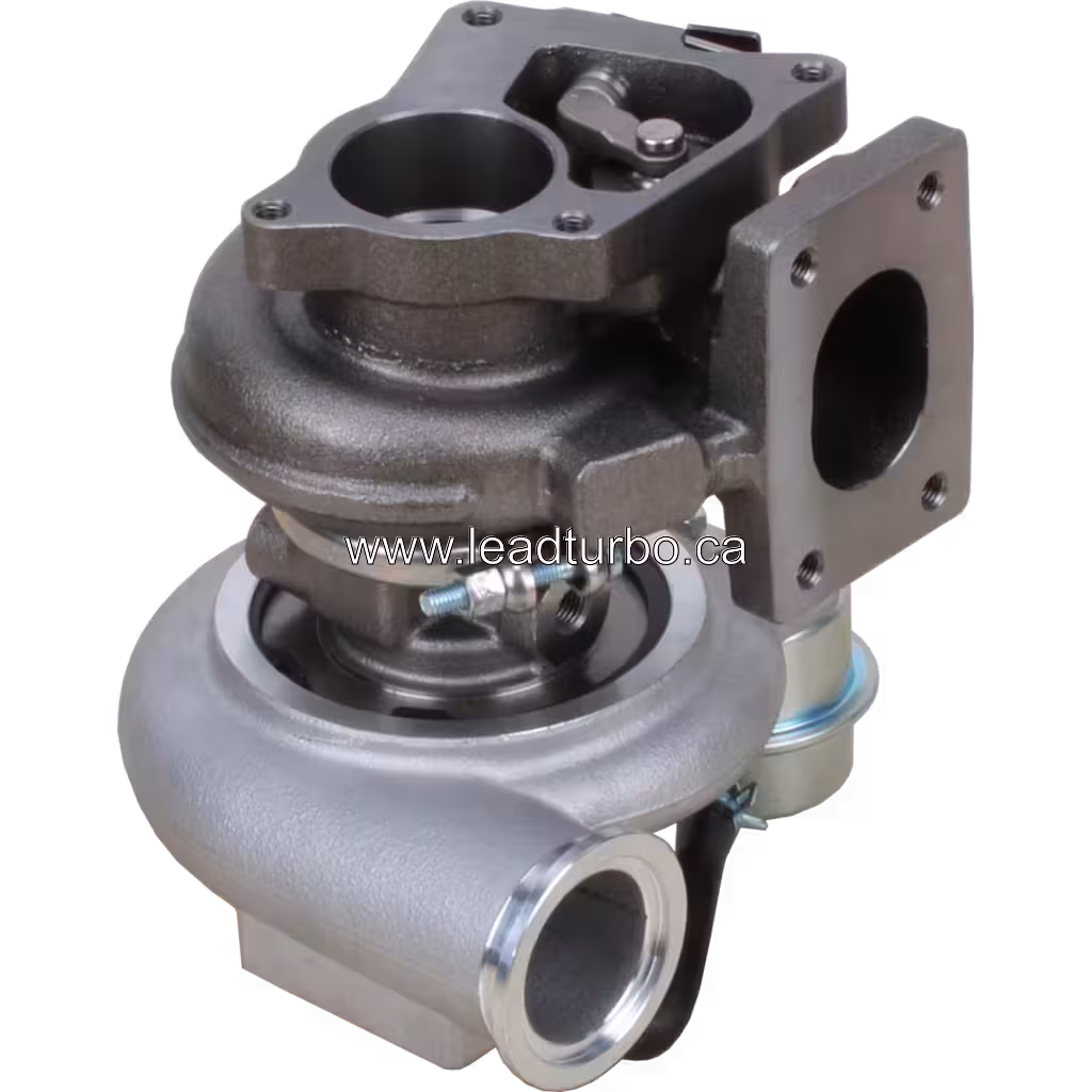 Turbosprężarka zamiennik do Cummins ISF PU201 bottom 45 degree view
