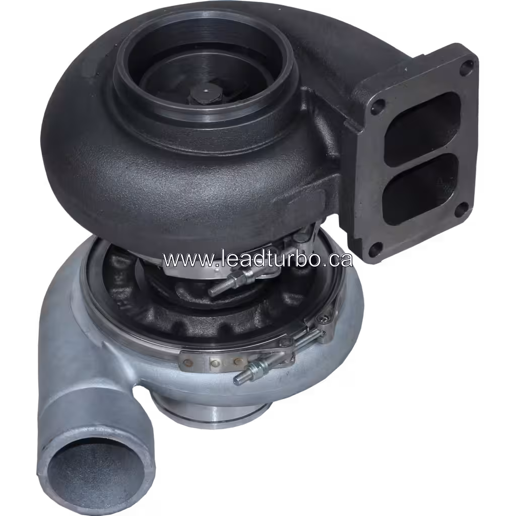 Turbosprężarka zamiennik do Mack Truck R Series (E6, EM6) bottom 45 degree view