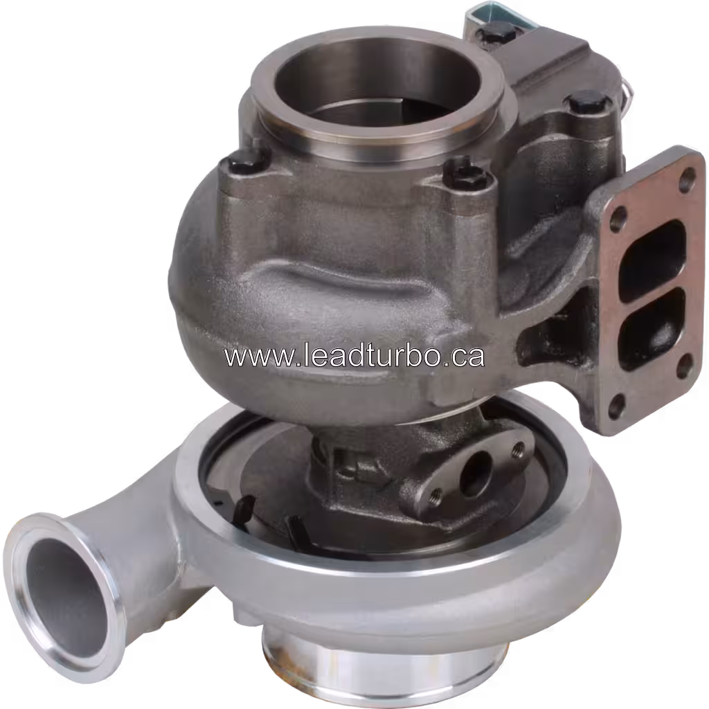 Side view showing 2881750 turbocharger compressor housing