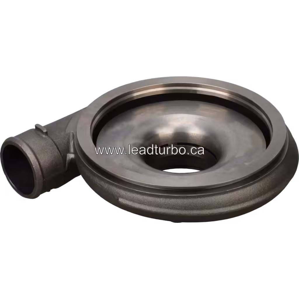 Корпус компресора турбокомпресора 3593400 HX83 для Cummins QSK50 bottom 45 degree view