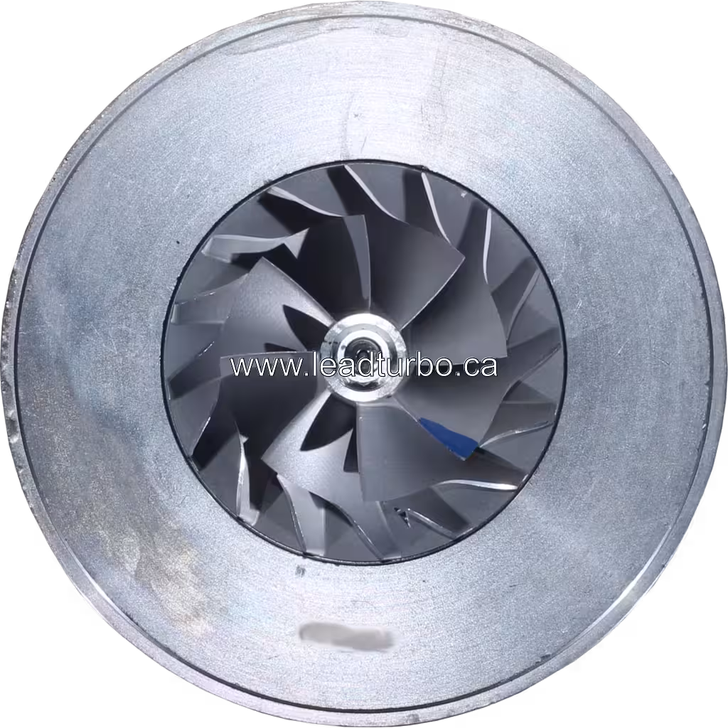 Vista frontal do core HX40 3535324 mostrando a roda do compressor