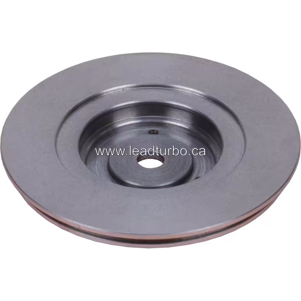 Detalhe da placa traseira de turbocompressor HE551V