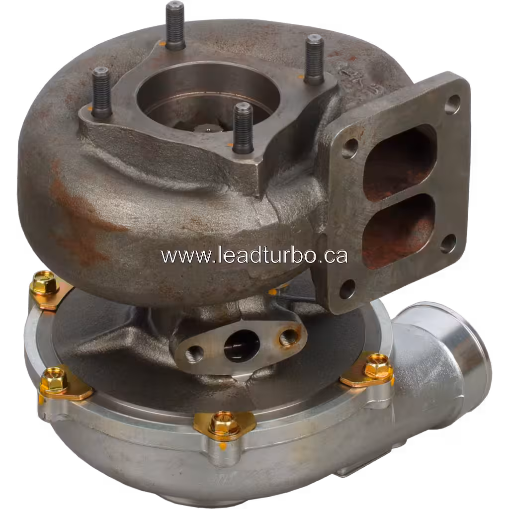 Turbo 114400-3140 RHC7 para Isuzu 6SD1T Hitachi EX300-1 bottom 45 degree view