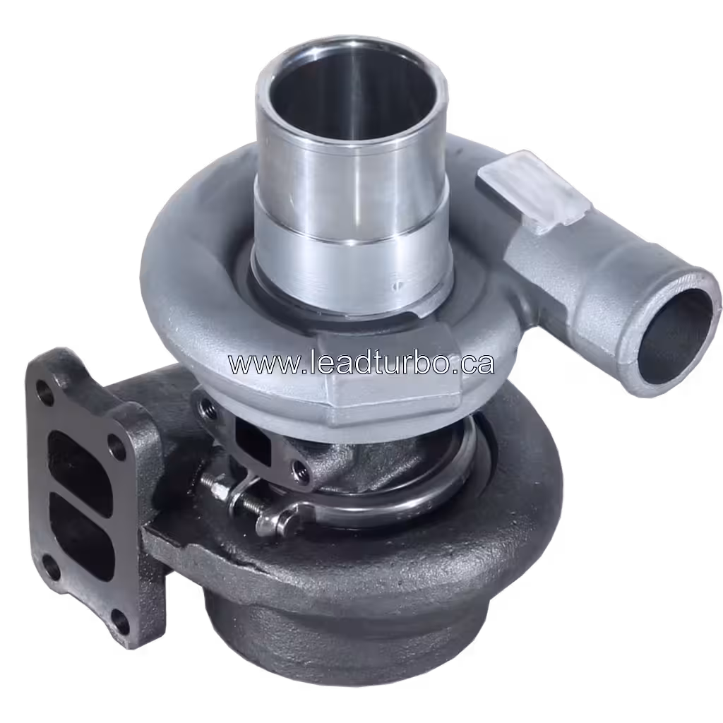Vista lateral del turbo reemplazo 0R6599 motor 3116T