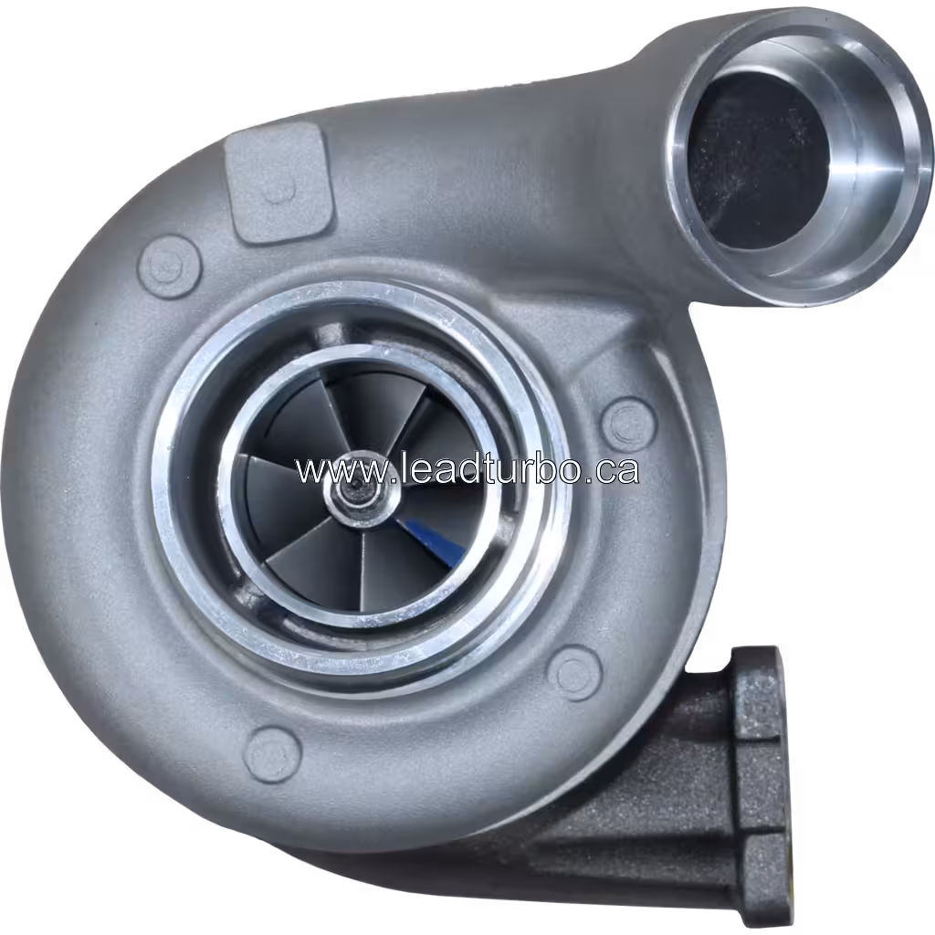 Turbocharger 5010339463B S2B com carcaça do compressor prateada e carcaça da turbina escura