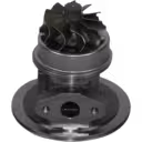 FOR 0R7010 Turbolader Core, Ansicht von 45 Grad mit rosa Ausrichtungsmarkierung