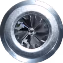 Core de turbocompresseur TO4B25 408105-0215 vue de face avec roue turbine et compresseur