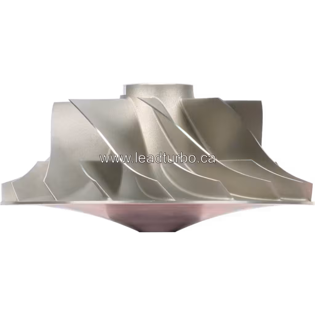 Roda compressora 3794699 para turbo J96 vista frontal