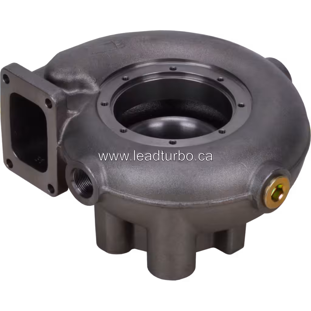Turbine Housing 2843504 HX80M – Zamiennik do Cummins K19 bottom 45 degree view