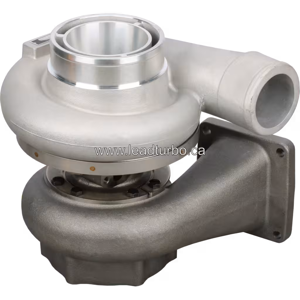 Turbo Komatsu SAA6D170E-5A vista replacement mostrando a roda do compressor