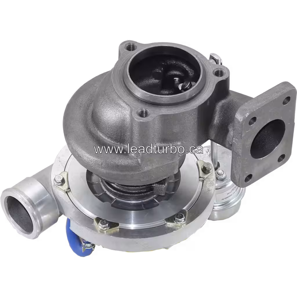 Vista do compressor do turbo GT2556 com entrada circular
