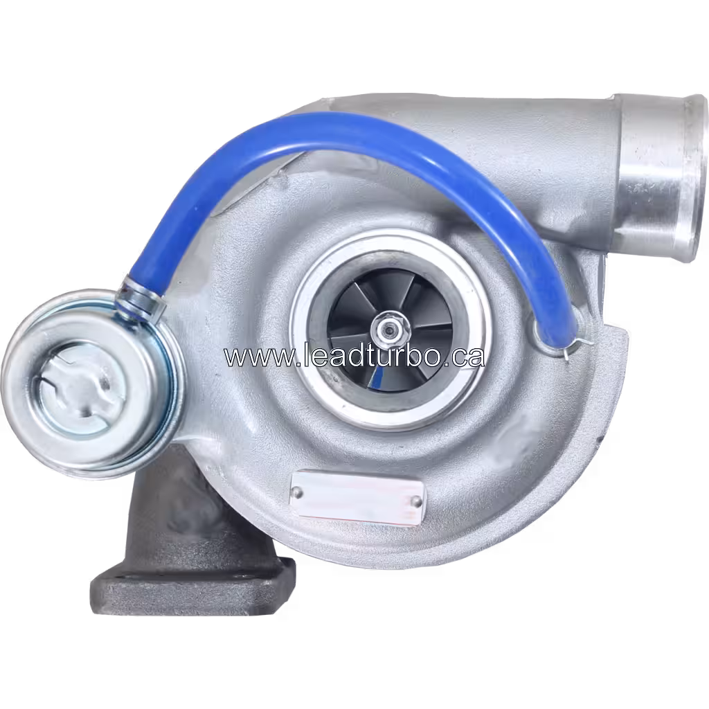 Turbo GT2556 711736-5026 com atuador de geometria variável e mangueira azul