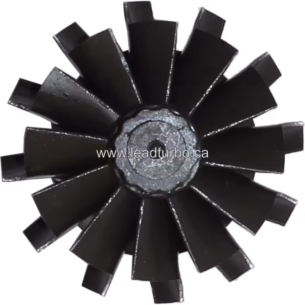 434715-0003 GT2052S Turbine Wheel for Hyundai HD72 D4AL Engine top view