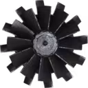 434715-0003 GT2052S Turbine Wheel for Hyundai HD72 D4AL Engine thumbnail 2