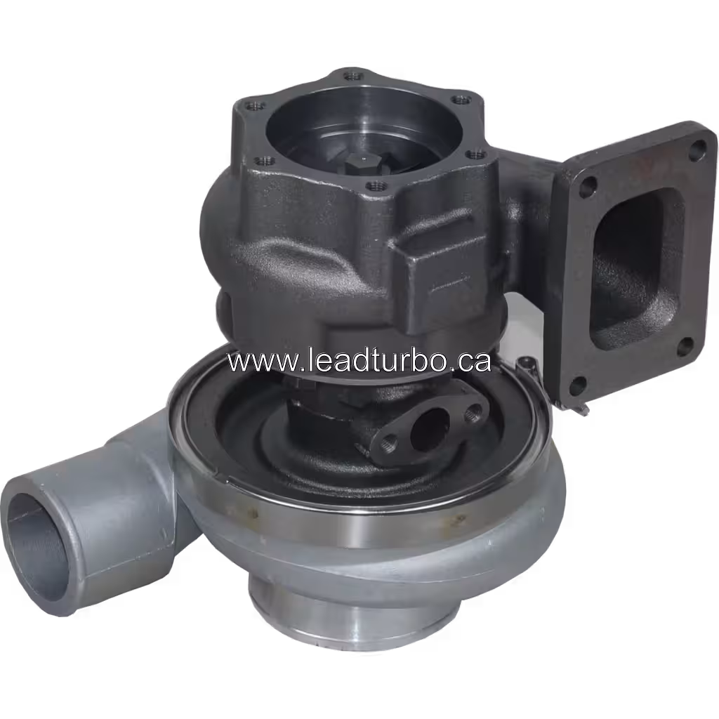 Турбокомпресор 6506-21-5010 KTR90-232E для Komatsu PC400-7 (SAA6D125E-5) bottom 45 degree view