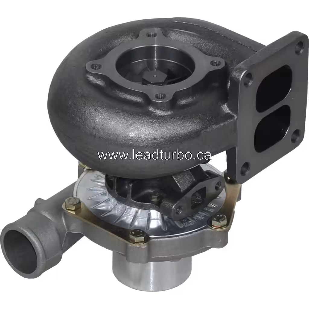 Turbocharger TO4B93 vista lateral e frontal